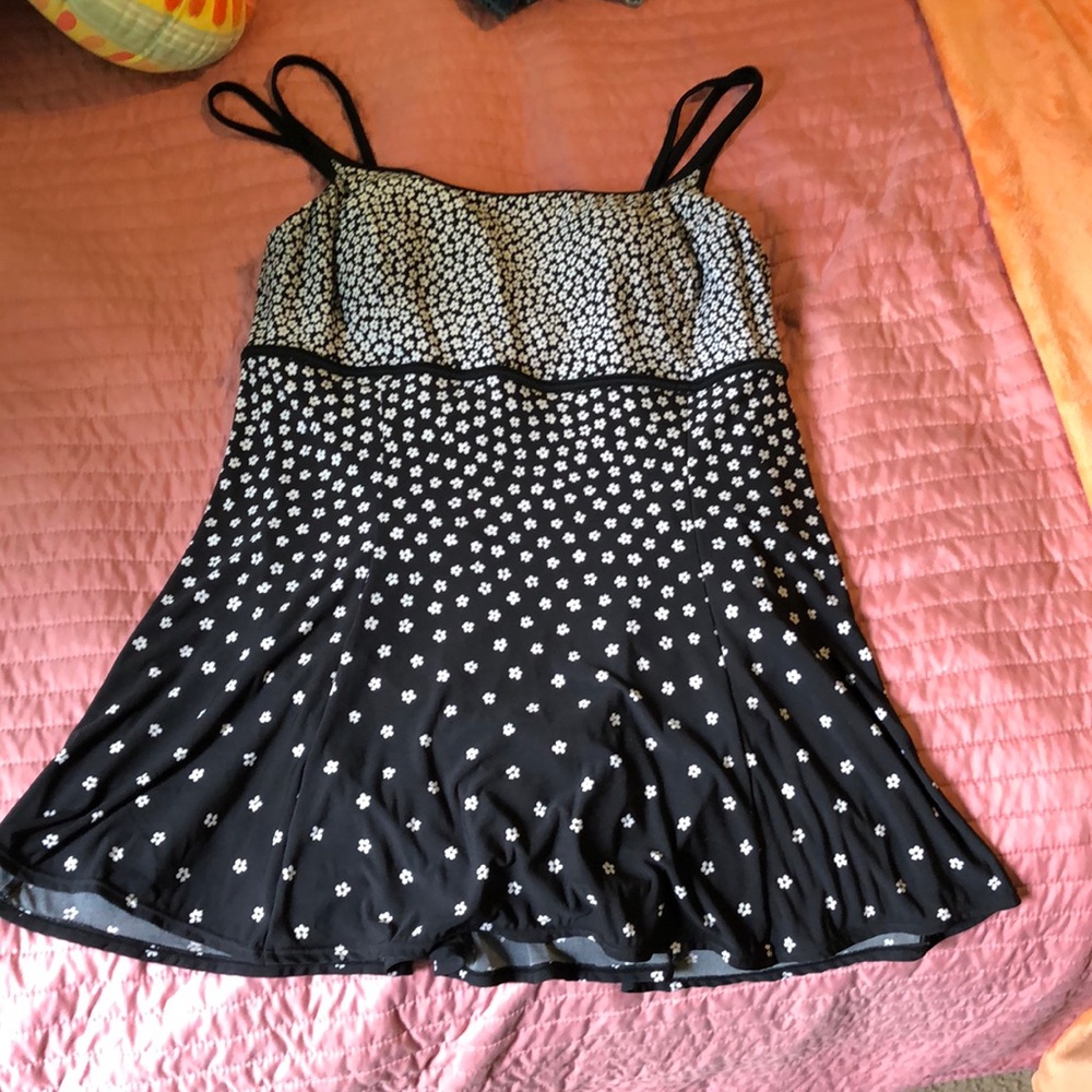 Le Cove ditsy floral swim dress one piece comfy 14